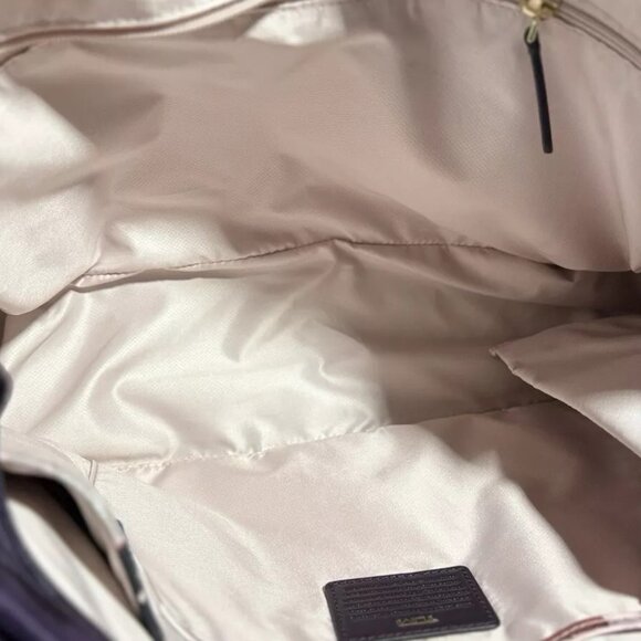 TUMI VOYAGEUR MAUREN TOTE PURPLE NWOT - Picture 4 of 11